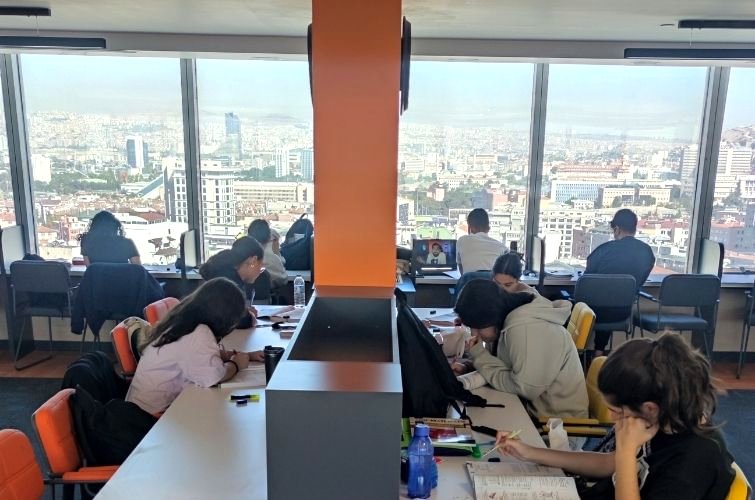 kızılayda hangi kütüphaneler var sorusuna karşılık verilmiş öğrencilerin kütüphanedeki ders çalışma ortamı